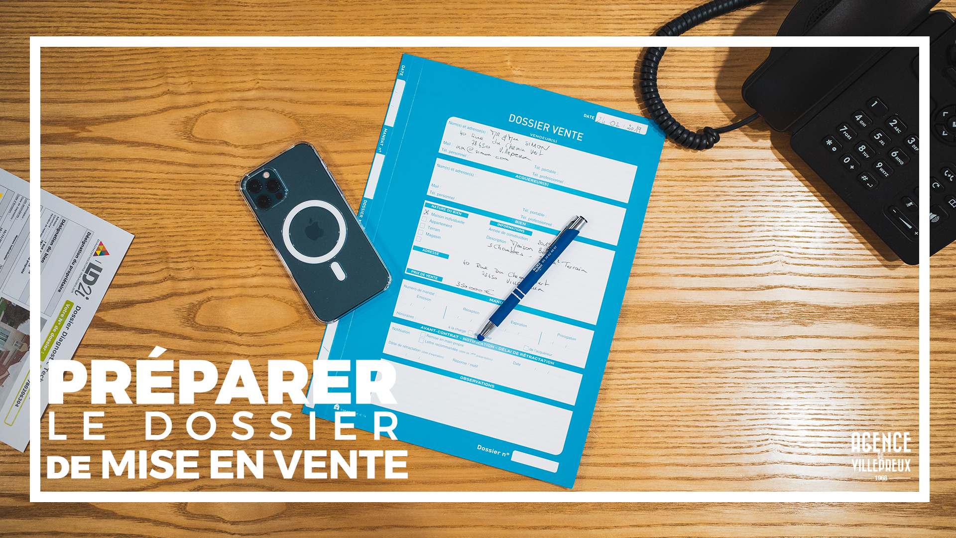 Preparer le dossier de mise en vente d un bien immobilier